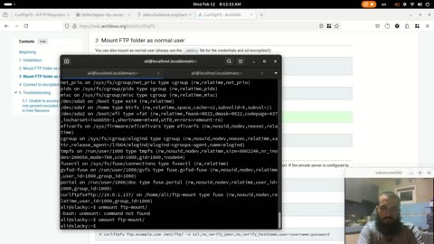 Curlftpfs: mount ftp paths on your machine