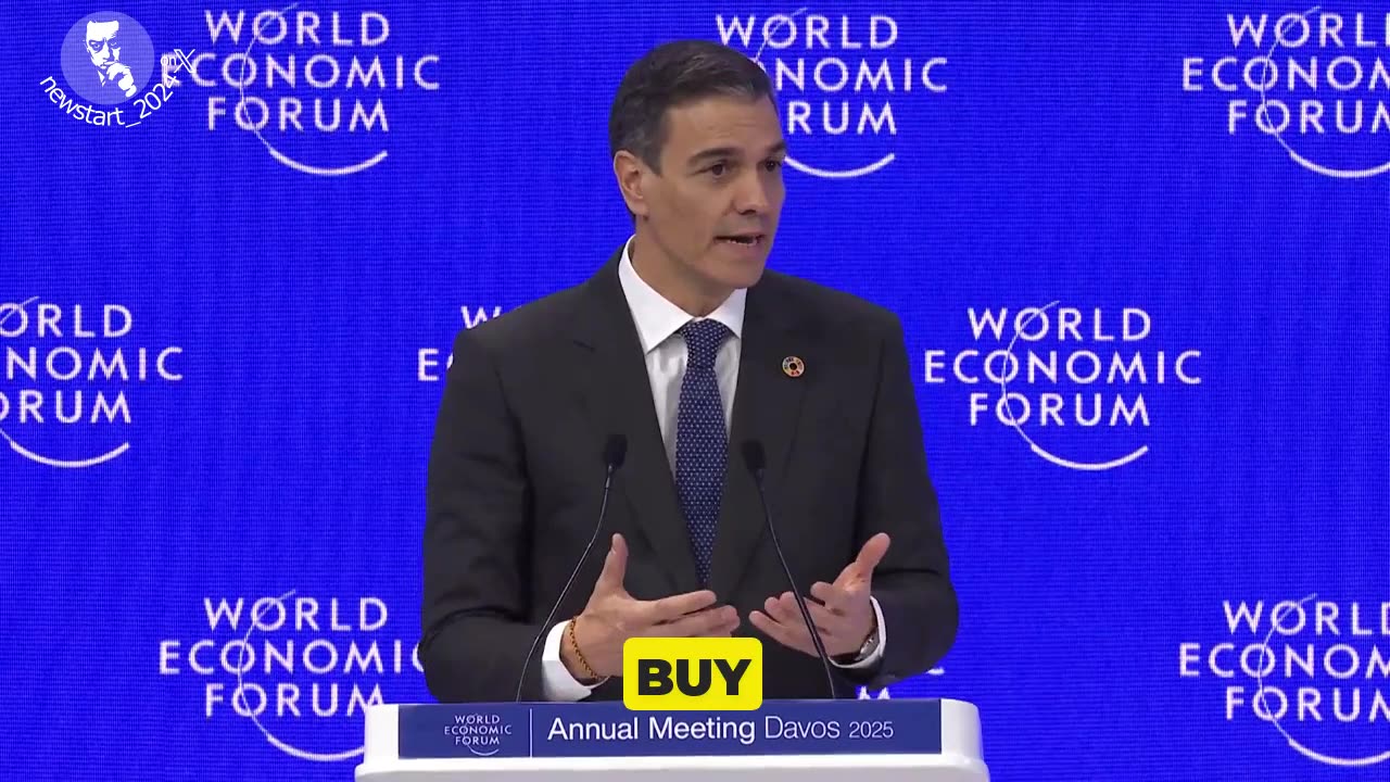 Proposal for Ending Anonymity on Social Media: Sánchez Advocates for Digital Identity at WEF 2025