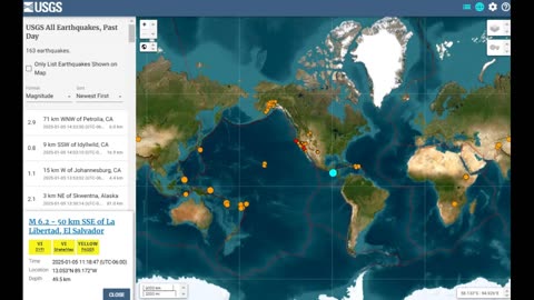 "Very Strong" Earthquake Strike El Salvador January 5th 2025!