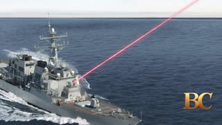 US Navy testing its new laser weapon that never runs out of power