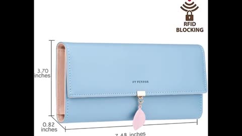 FT FUNTOR Women’s RFID Blocking Wallet – Stylish and Secure