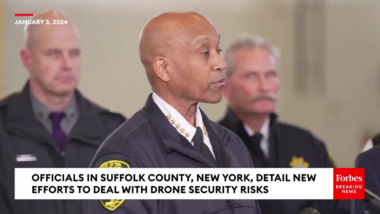 Breaking News: Press Conference on 'Drones' at Gabreski Airport, Suffolk County, NY