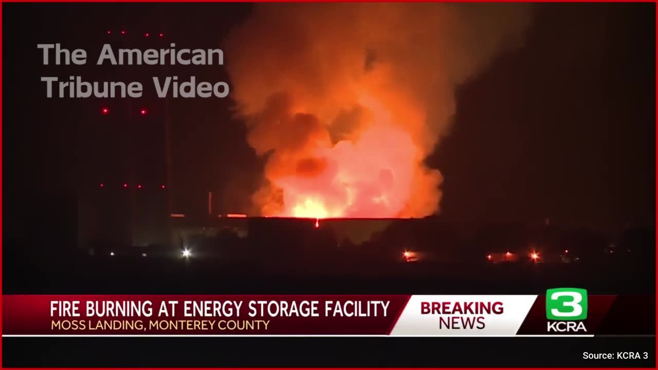 “Renewable Energy” Facility Catches Fire in CA Disaster, Poses Huge Toxic Threat