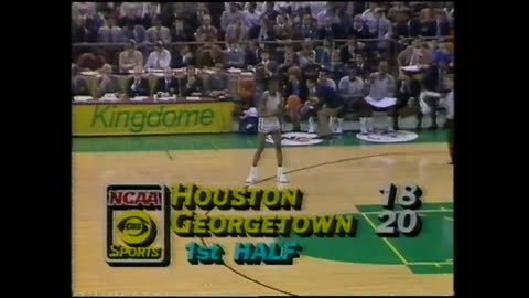 Georgetown vs Houston" FINAL NCAA'84 en Español (02 de Abril, 1984)