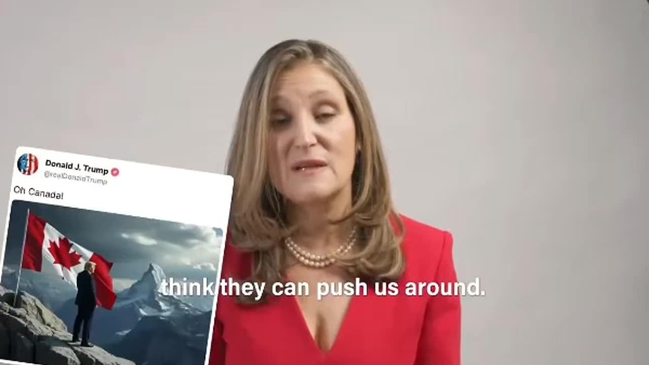 Chrystia Freeland just dropped her first campaign video!🤦‍♂️