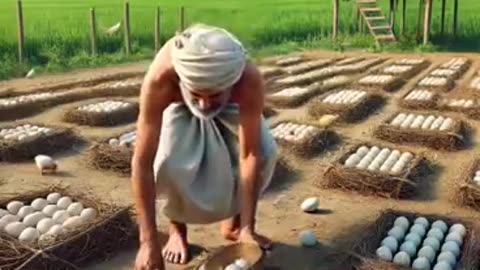 Farmer put fake 🥚 egg in hen nest 🤣#rumble #viral #shortvideo