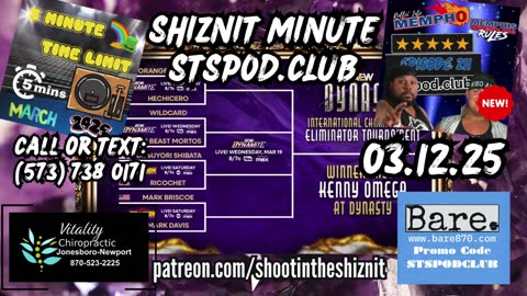 SHIZNIT MINUTE 03.12.25 -BT TALKS DYNAMITE!!