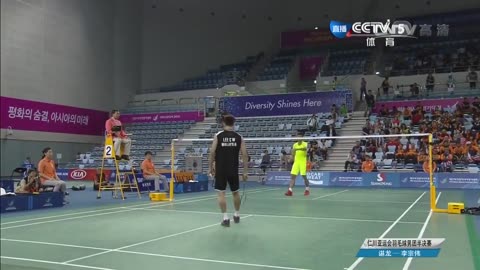 2014仁川亞運男團SF MS李宗偉Lee Chong Wei(MAS)vs諶龍(CHN)3-3