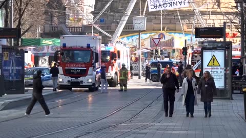 One dead after car drives into crowd in Mannheim, police say