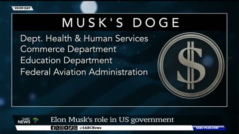 Elon Musk's role in US government