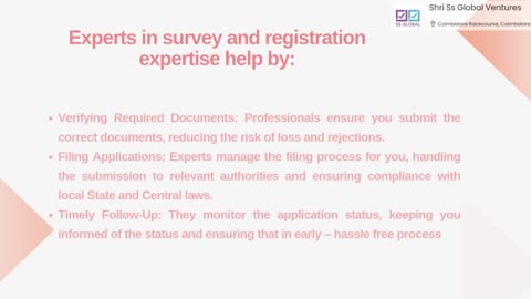 Surveys and Registrations: Handling Complexities with Ease