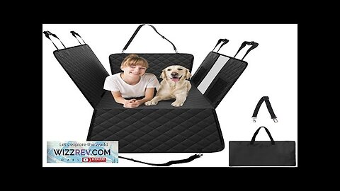 VEVOR 52 x 24.8 in Dog Car Seat Cover for Back Seat Review