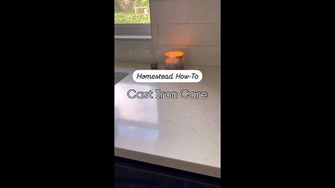 cast iron care