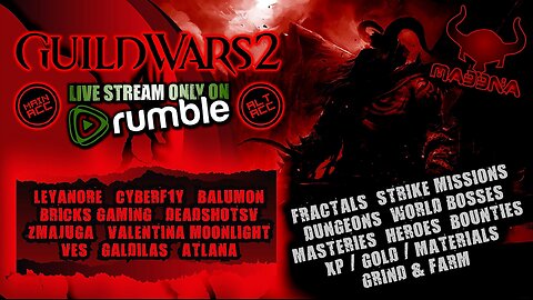 GUILD WARS 2 MASH UP 01 COOP ft Leyanore, BaLuMon & Cyberf1y + Riot Squad Gaming