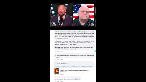 The different point of view regarding Alex Jones. There is more in the description area.