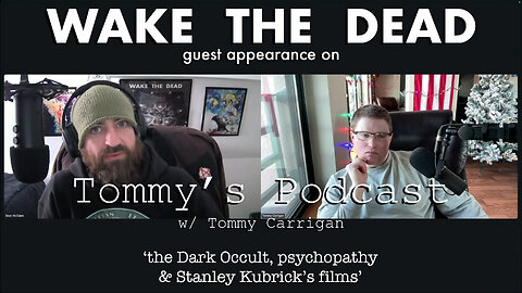 Tommy's Podcast w/ Sean McCann 'the Dark Occult, psychopathy & Stanley Kubrick's films'