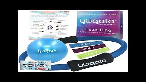 Pilates Ring and Ball Set with 3 Resistance Bands Pilates Equipment Review