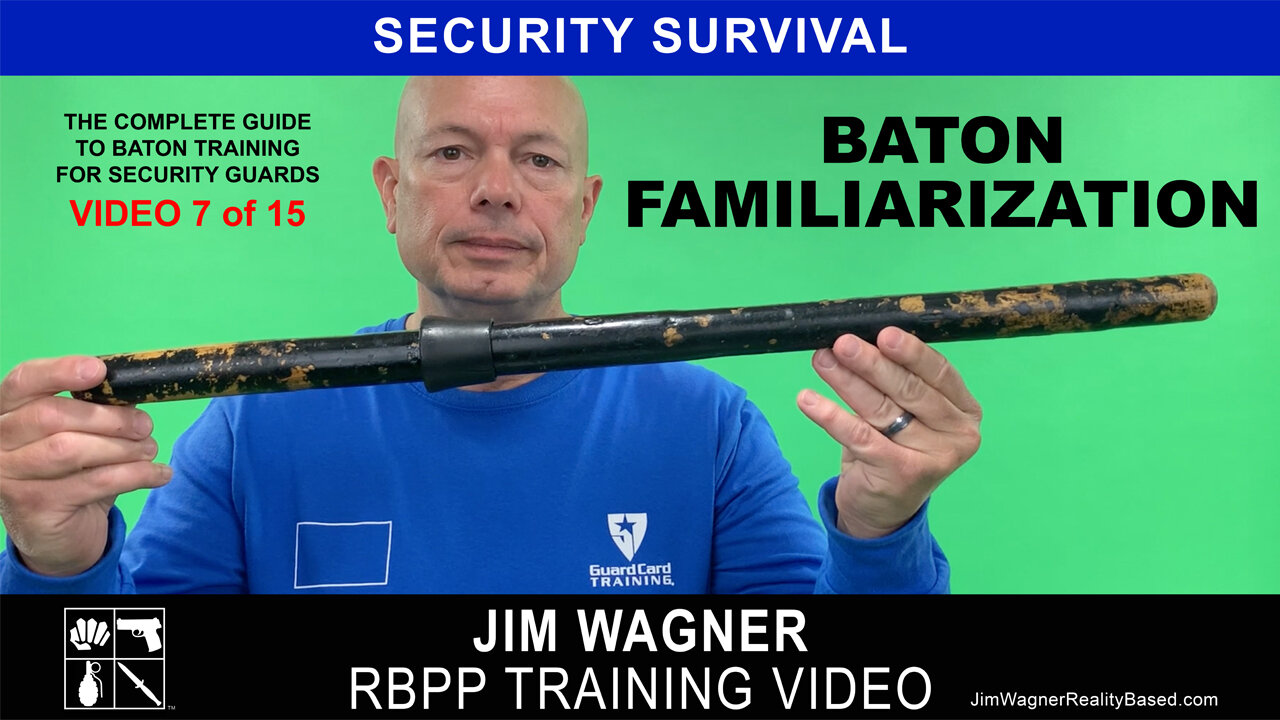 Baton Familiarization Training Video 7 of 15 by Jim Wagner