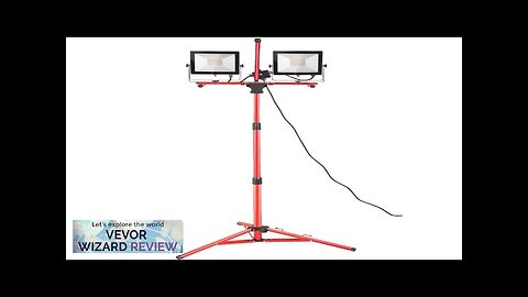 VEVOR LED Work Light with Stand 20000 Lumen Dual-head LED Work Light Review