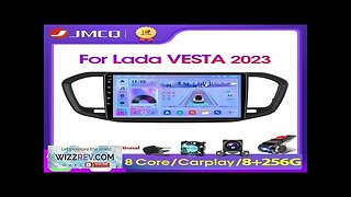 JMCQ 2 Din Car Radio Multimedia Player For Lada VESTA 2023 Android Review