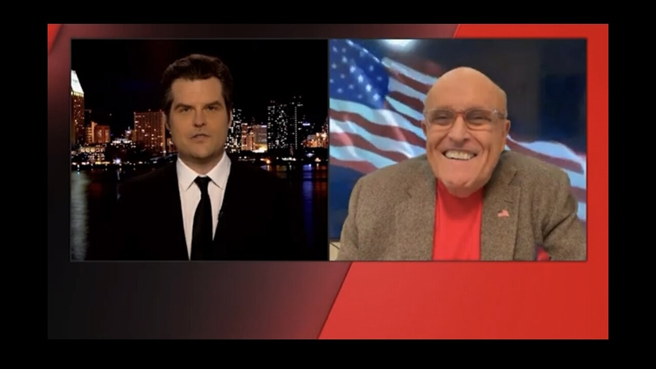 Rudy Giuliani Joins Matt Gaetz To Discuss The Upcoming Trump Administration