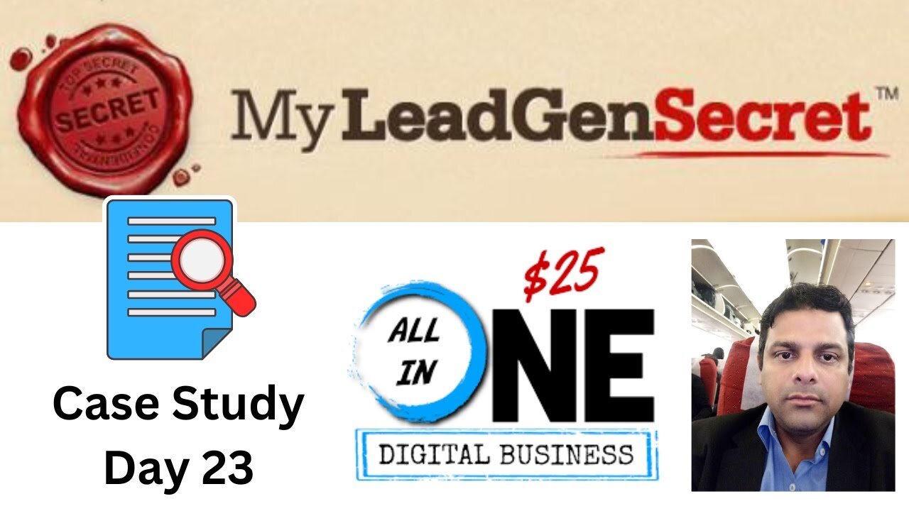 Day 23 $1000 Per Month Case Study My $25 All In One Business My Lead Gen Secret