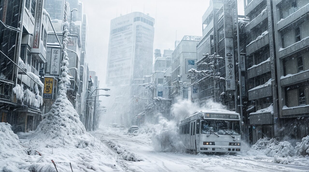 Japan NOW! Historic Snowstorm Hits Hokkaido: 4 Feet of Snow in Just 12 Hours!