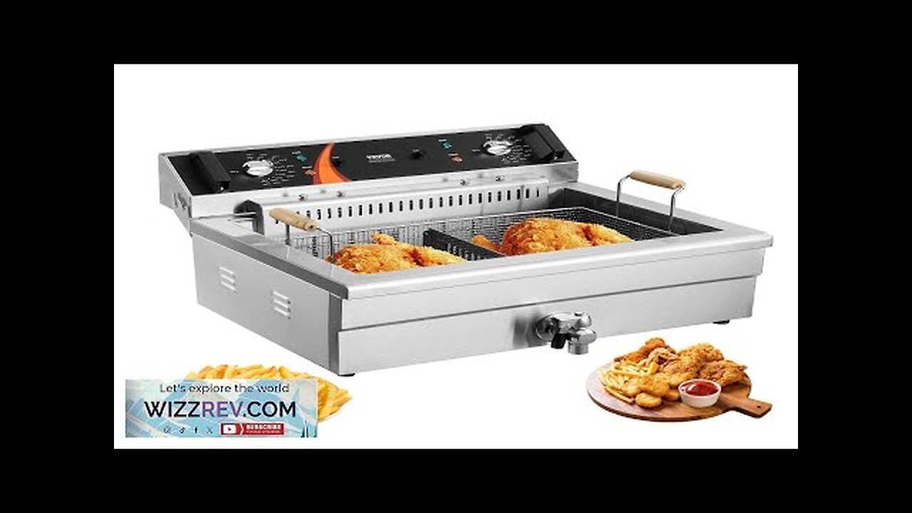 VEVOR Commercial Electric Deep Fryer Countertop Deep Fryer 3000W 30.6Qt / 29L Review