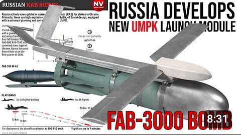 BUNKER BUSTER 2.0 Russia unveils new UMPK delivering bombs 103mi into Ukrainian Position