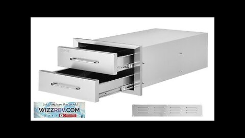 VEVOR Outdoor Kitchen Drawers 14W x 14.3H x 23D Inch Flush Mount Review