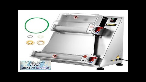 VEVOR Pizza Dough Roller Sheeter Max 16" Automatic Commercial Dough Roller Sheeter Review