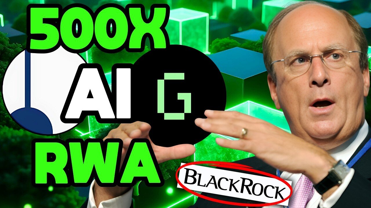 Top 10 RWA And AI Crypto Altcoins To Explode 500X in 2025 Bull Run (BLACKROCK IS BUYING!)