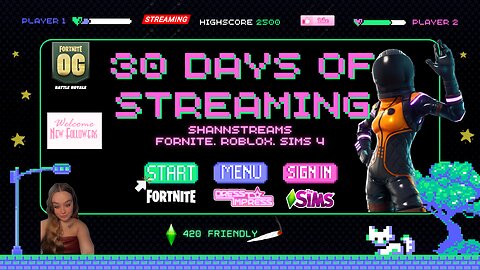 LIVE NOW! JOIN - Day 20 FORTNITE. SIMS. ROBLOX. 420 Friendly