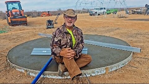 Pouring the First Round of Concrete