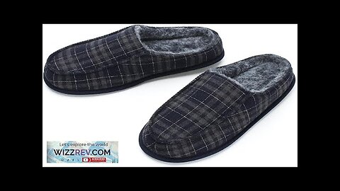 Men's House Slippers Cozy Non-slip Home Shoes Warm Comfy Indoor Outdoor Moccasin Review