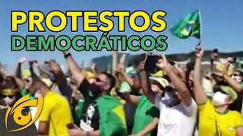 Manifestações democráticas e anti-democráticas - HD | Visão Libertária - 01/06/20 | ANCAPSU