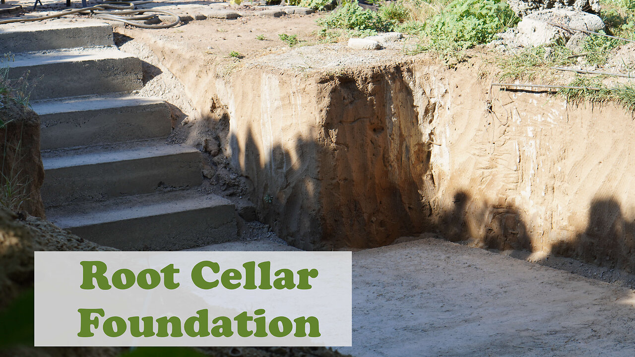 How to Build a Root Cellar Part 2: Foundation and Stairs