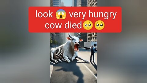 Sad cow struggling to get happiness in life😱🥺💗😌