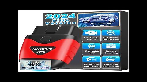 AUTOPHIX 3210 Bluetooth OBD2 Scanner Enhanced Wireless Car Code Readers Auto Scan Review