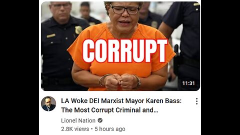 LA Woke DEI Marxist Mayor Karen Bass: GET READY TO RUMBLE