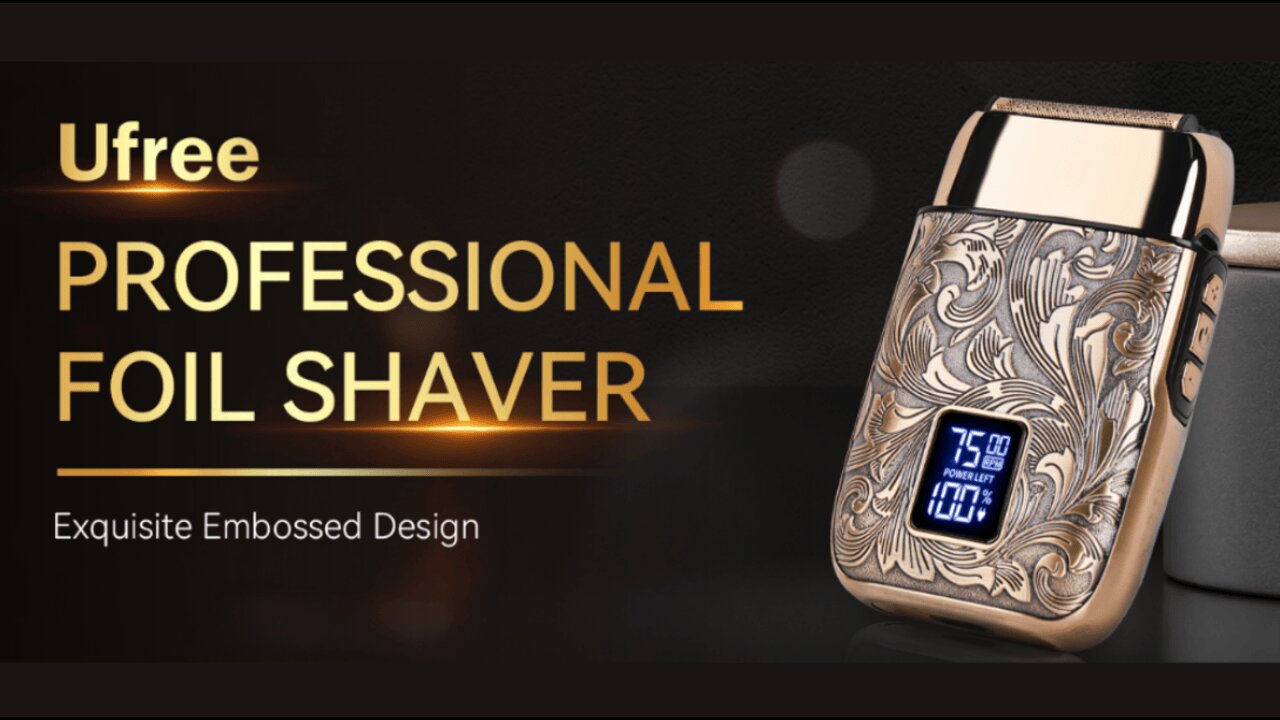 Ufree Close Shave Electric Foil Shavers for Men, 3-Speed