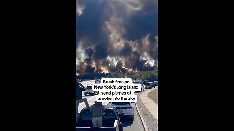 🚨BREAKING: Massive brush fires erupt in #LongIsland