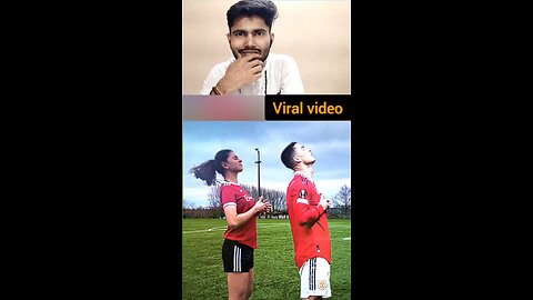 ladki Ronaldo jaisa react kar rahi hai