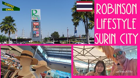 Robinson Lifestyle Surin City - Department Store in Southern Isaan Thailand - Mall Walkabout #surin