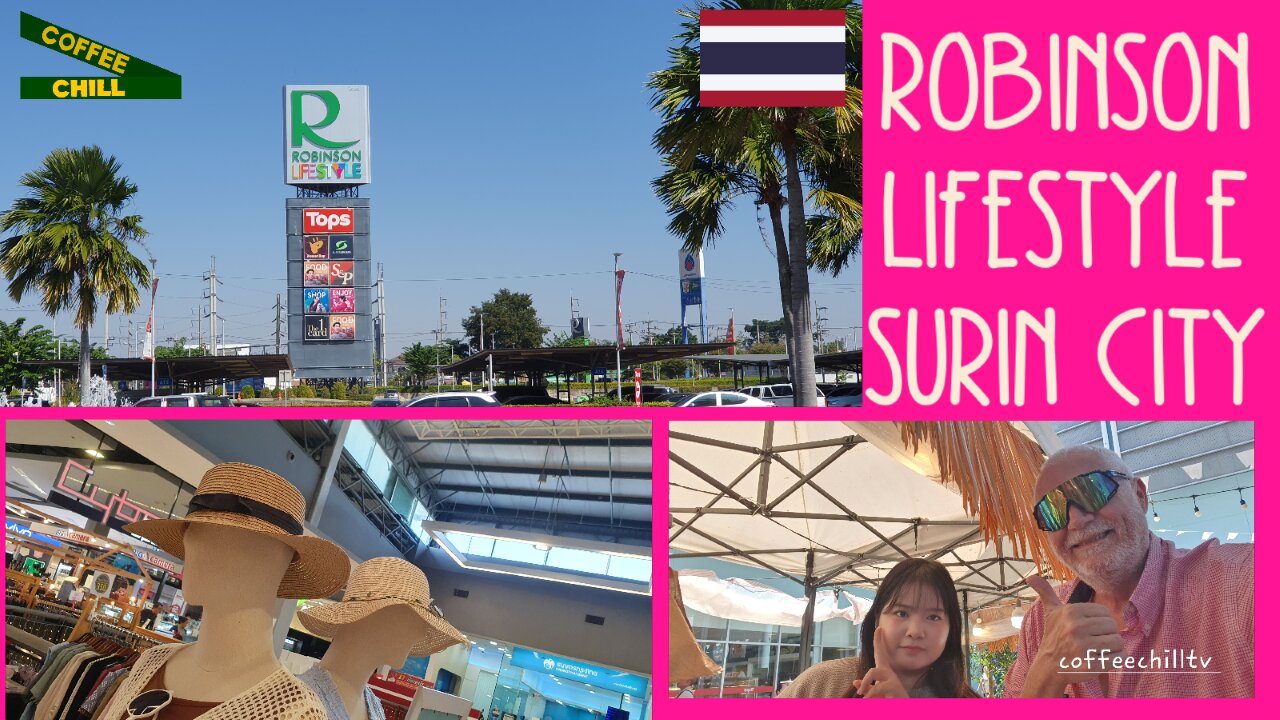Robinson Lifestyle Surin City - Department Store in Southern Isaan Thailand - Mall Walkabout #surin