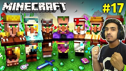 FINALLY VILLAGERS CAME IN MY CASTLE _ MINECRAFT GAMEPLAY _17