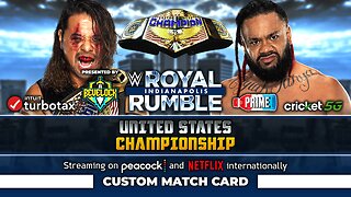 Royal Rumble 2025: Shinsuke Nakamura vs. Jacob Fatu vs. LA Knight - Custom Match Card