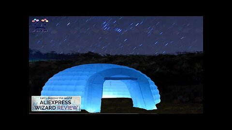 Inflatable Igloo Dome Tent with Blower Outdoor inflatable igloo tent for Party Review