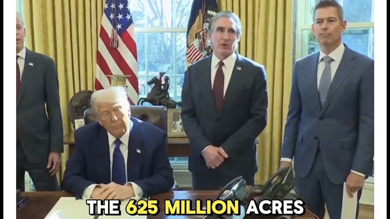 Trump unbans 625 millions acres for drilling!