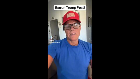 Baron Trump’s X Post Is 🔥